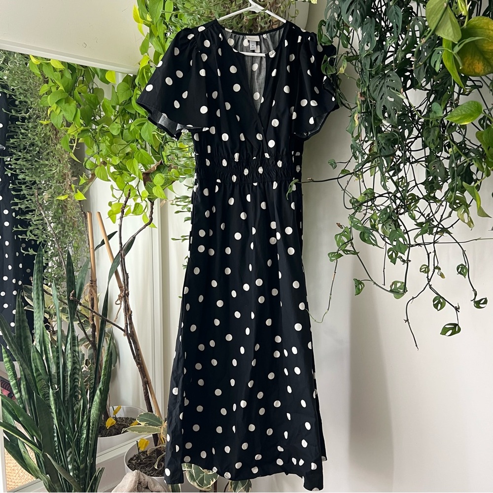 Black Polka Dot Dress